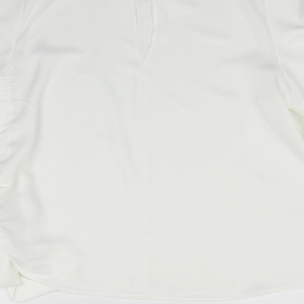 Womens UK Size 14 Marks and Spencer White Basic Blouse