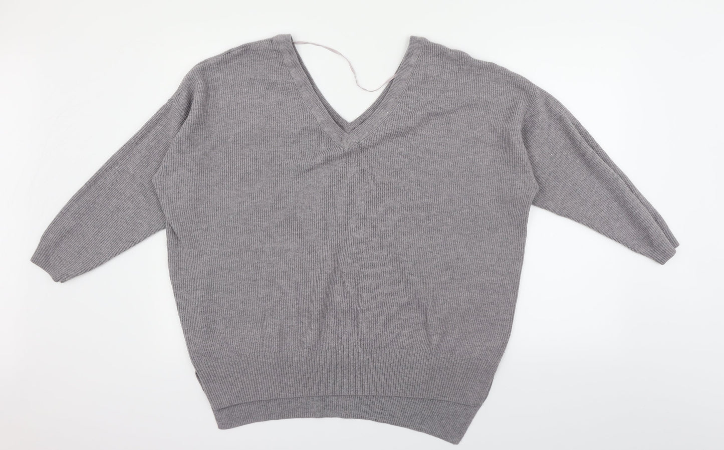 Topshop Womens Grey   Pullover Jumper Size L