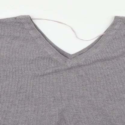 Topshop Womens Grey   Pullover Jumper Size L