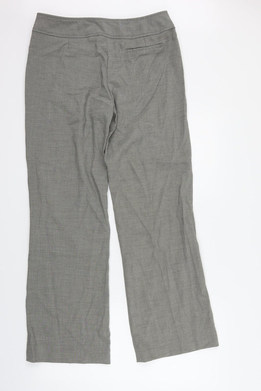 George Womens Grey   Trousers  Size 12 L29 in