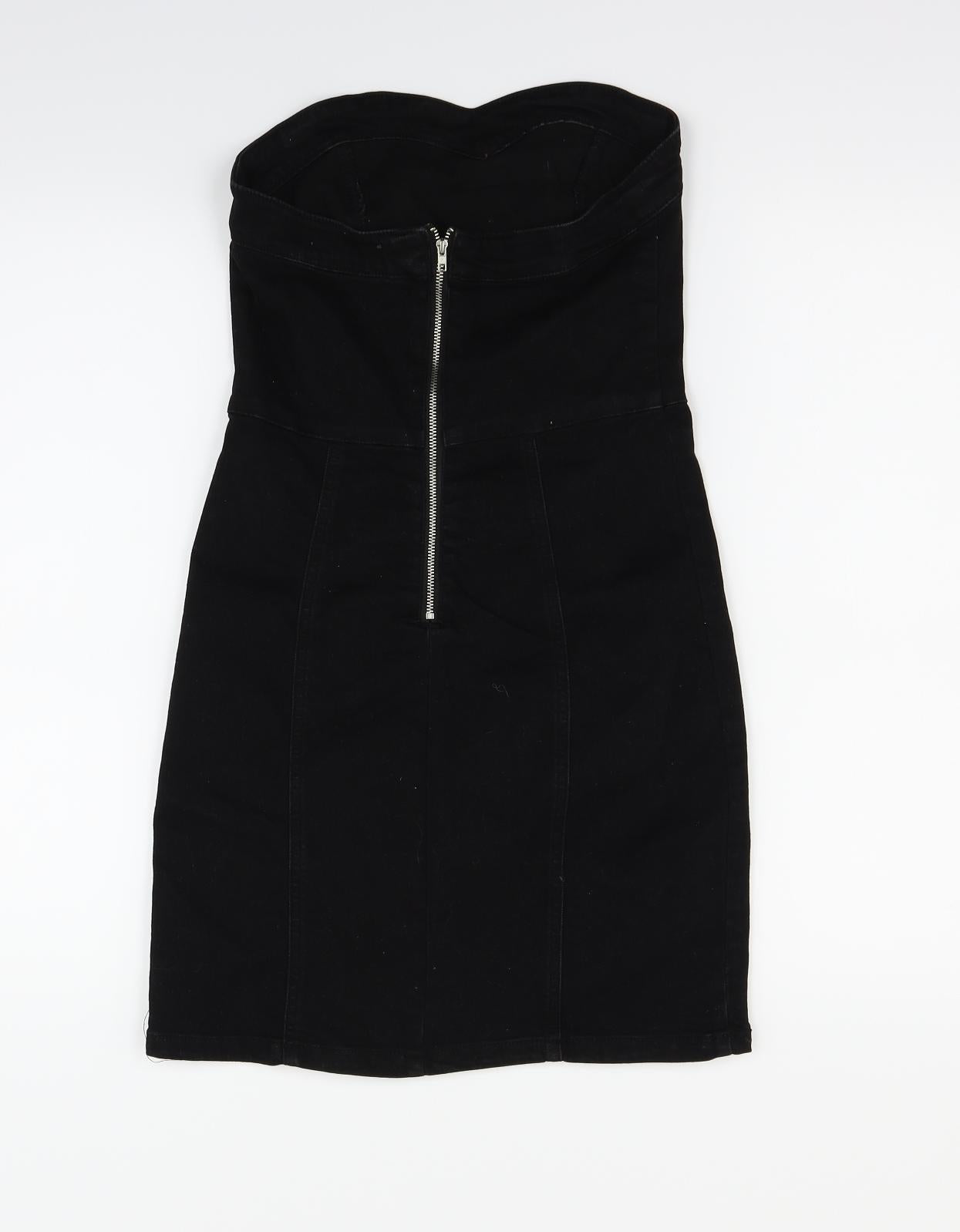 Denim & Co. Womens Black   Fit & Flare  Size 8