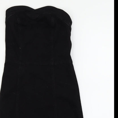 Denim & Co. Womens Black   Fit & Flare  Size 8