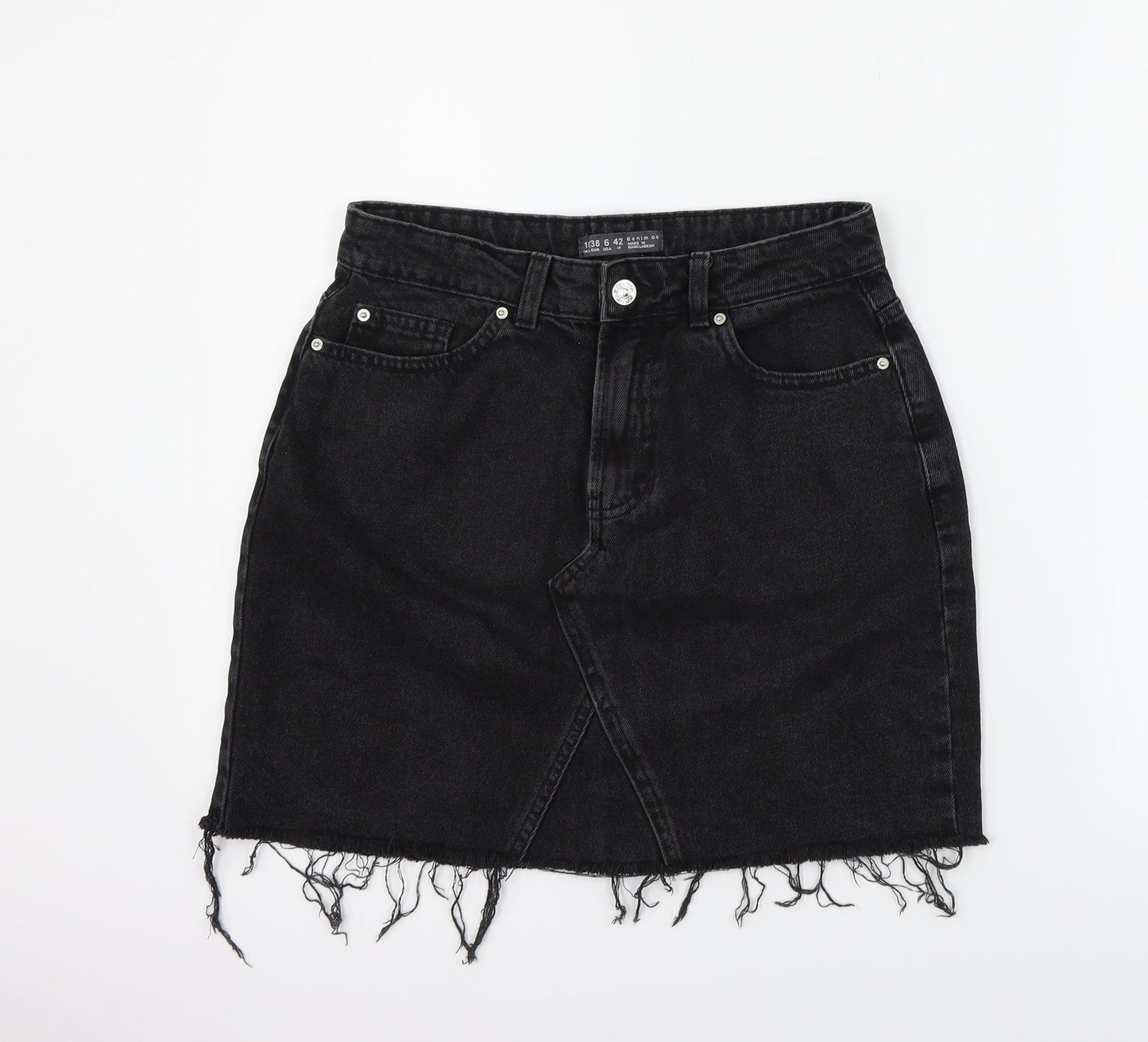 deniem & co Womens Black   Flare Skirt Size 10