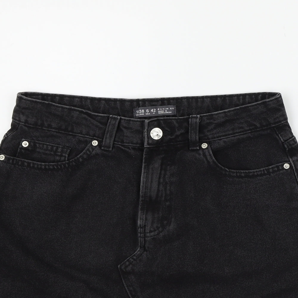 deniem & co Womens Black   Flare Skirt Size 10