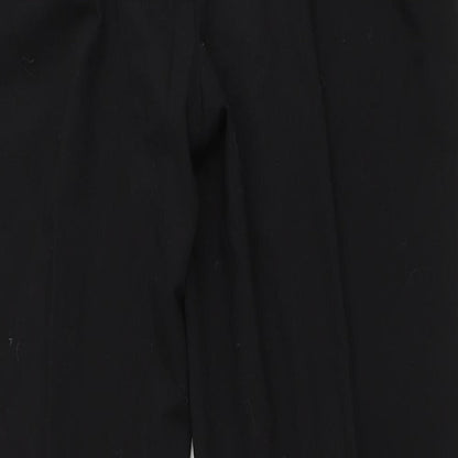Womens UK Size 14 Oscar B Regular Fit  Black Trousers