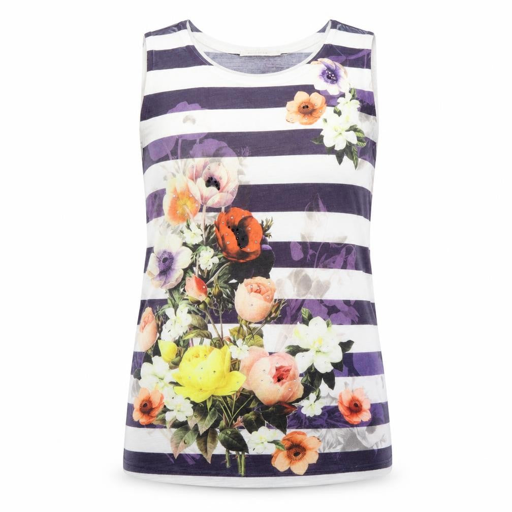 Womens UK Size 10 River Island White Basic Tank