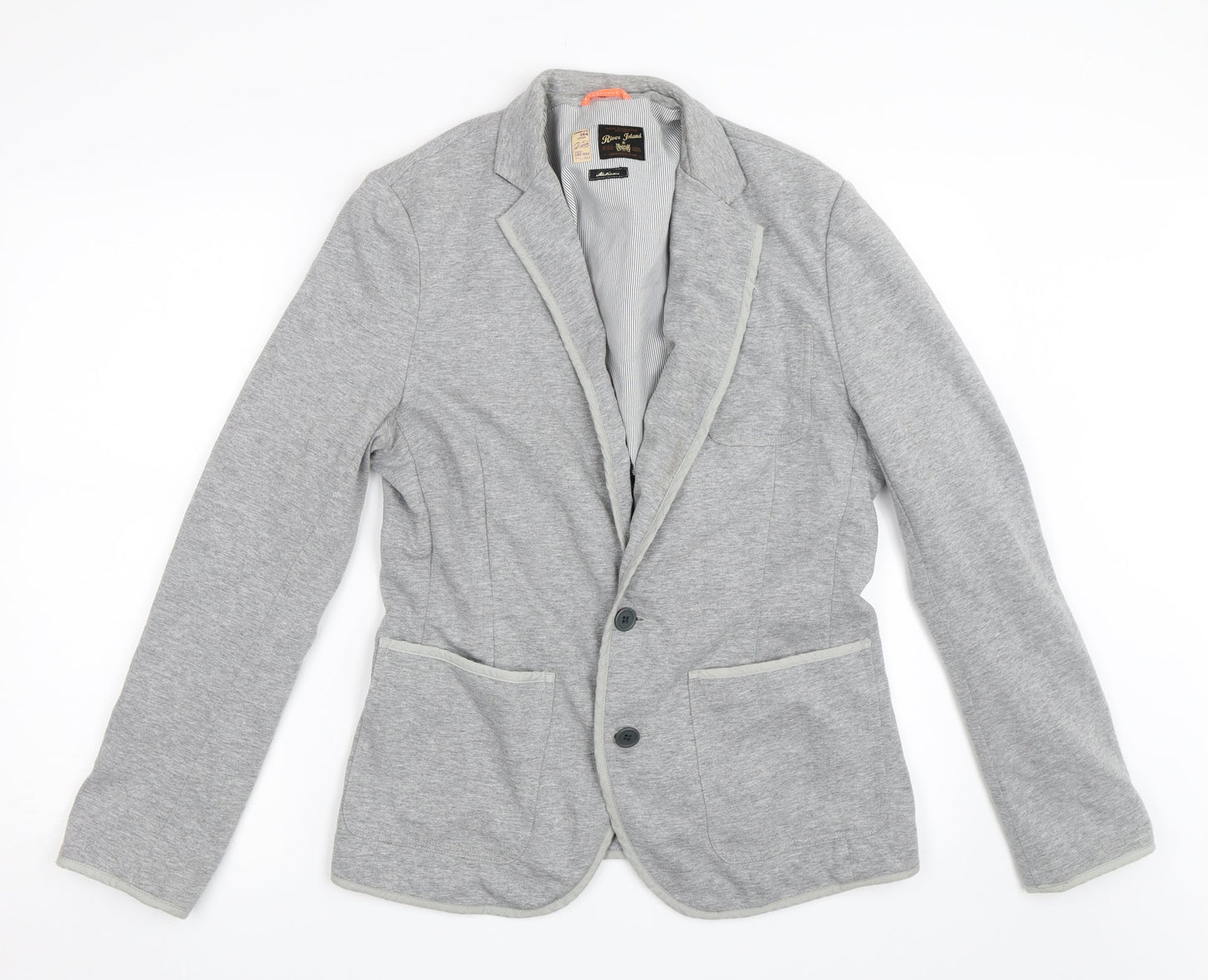 Womens UK Size M River Island Grey Jacket