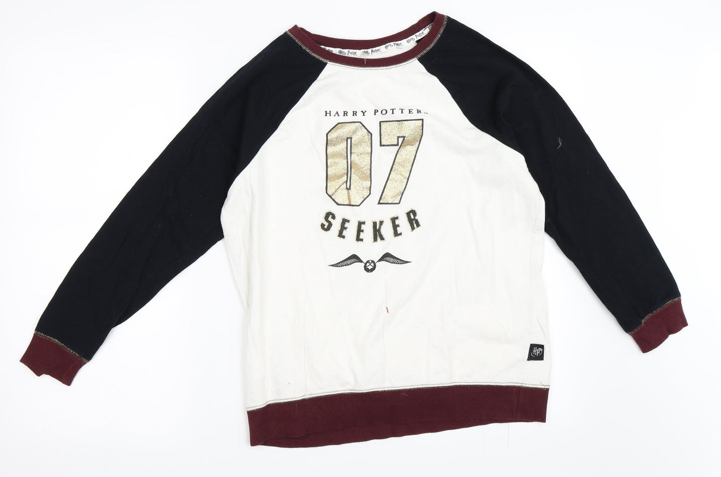 George Womens White   Pullover Sweatshirt Size 12