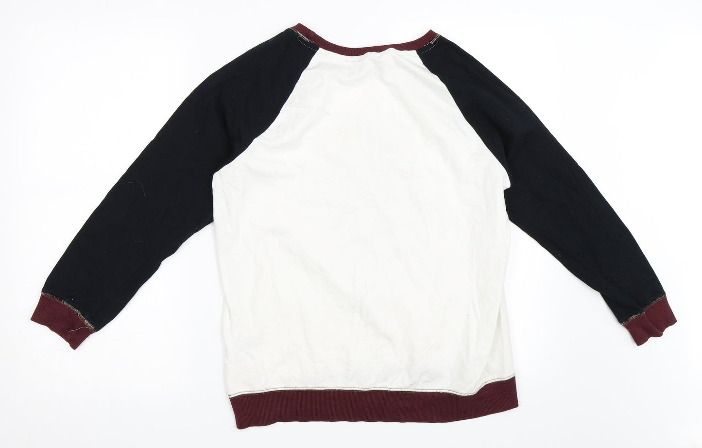George Womens White   Pullover Sweatshirt Size 12