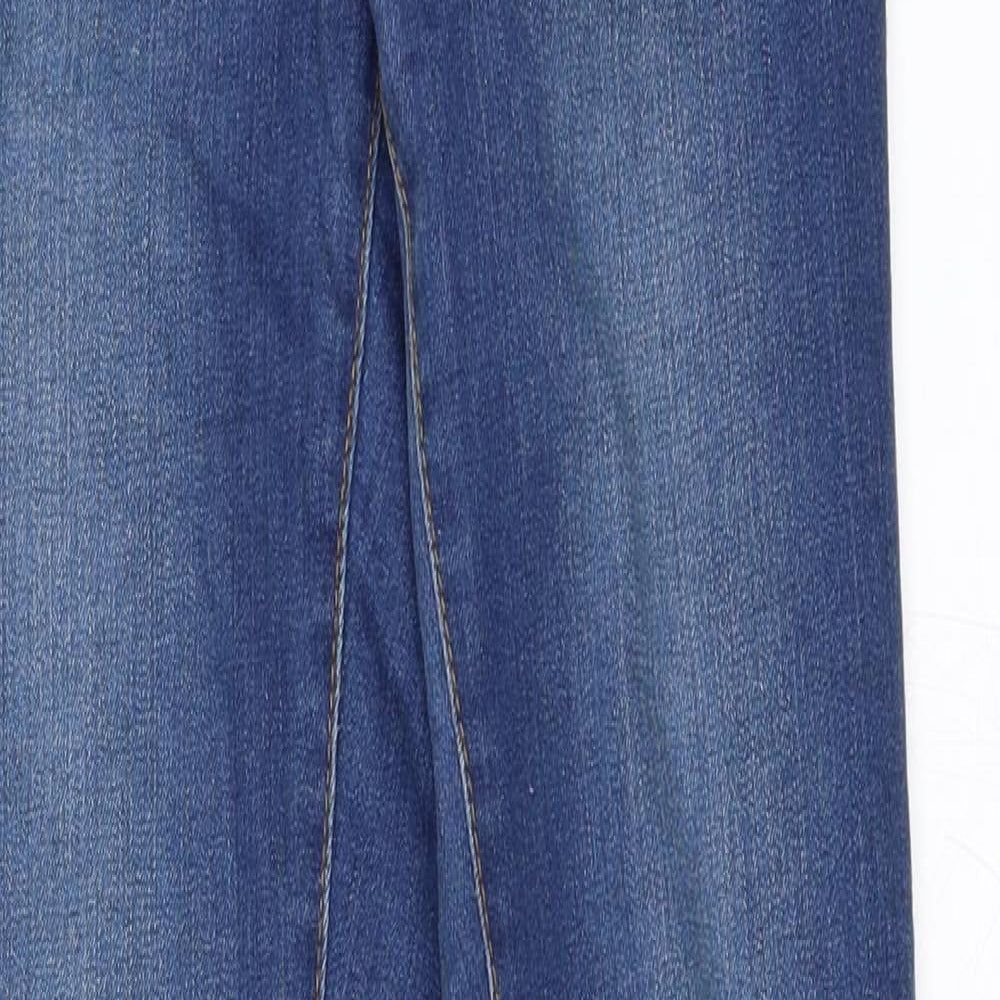 Womens UK Size 6 Warehouse Regular Fit Skinny Blue Jeans