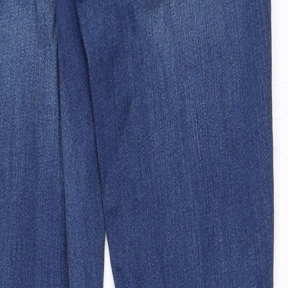 Womens UK Size 6 Warehouse Regular Fit Skinny Blue Jeans