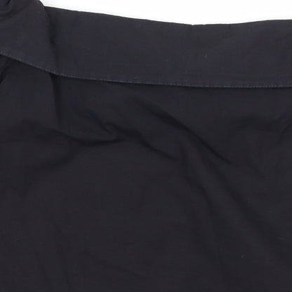 Womens UK Size S Flammode Black Basic Blouse
