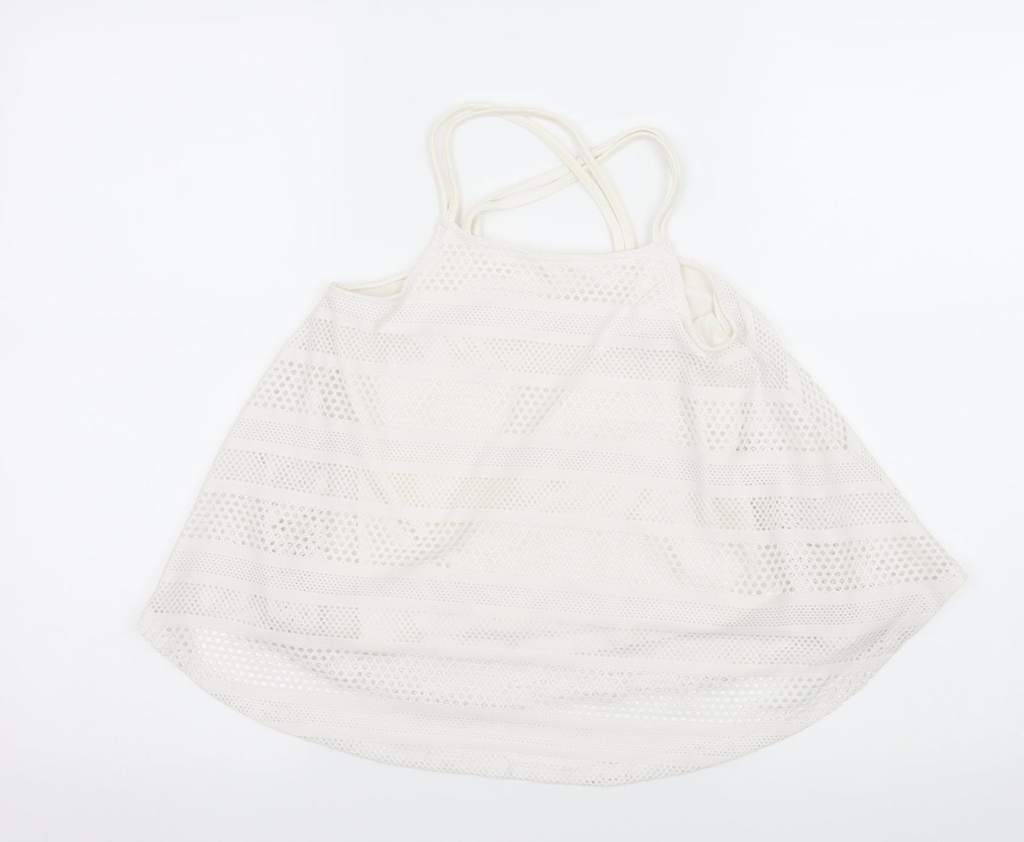 Candy Couture Girls White  Jersey Camisole Tank Size 10 Years