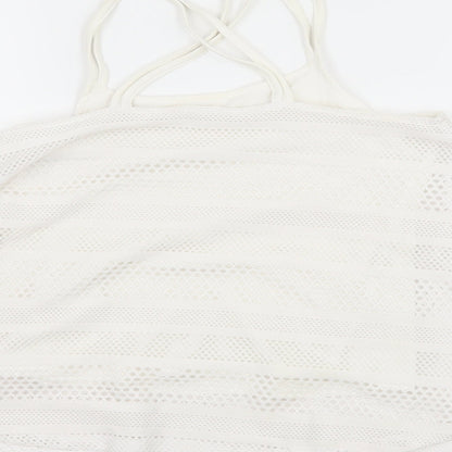 Candy Couture Girls White  Jersey Camisole Tank Size 10 Years
