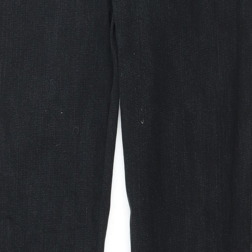 House of Denim Womens Black  Denim Straight Jeans Size 12 L28 in
