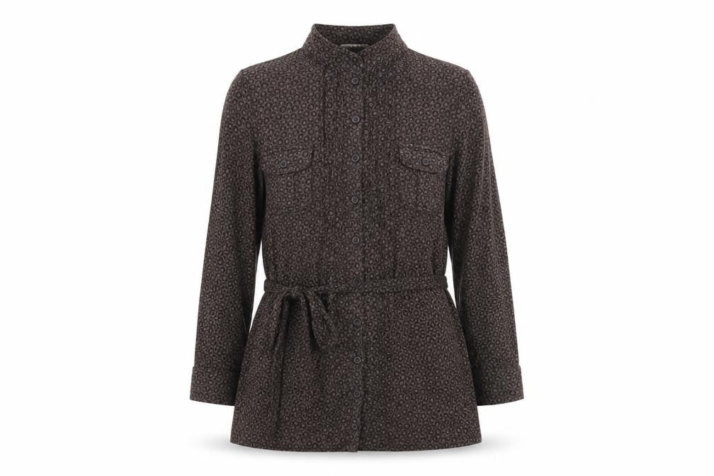 Womens UK Size 8 George Brown Basic Button-Up