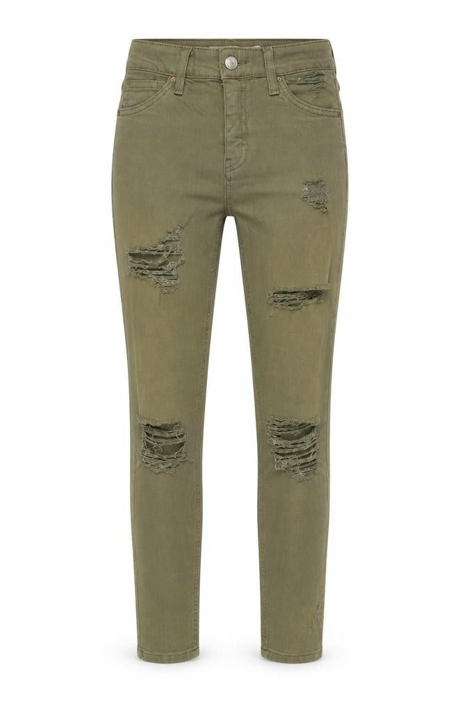Womens UK Size 26 in Topshop Regular Fit Skinny Green Jeans