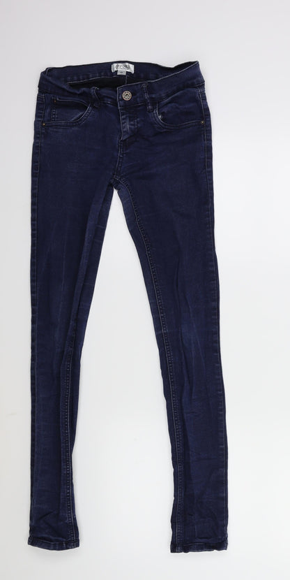 Womens UK Size M WOW Regular Fit Skinny Blue Jeans