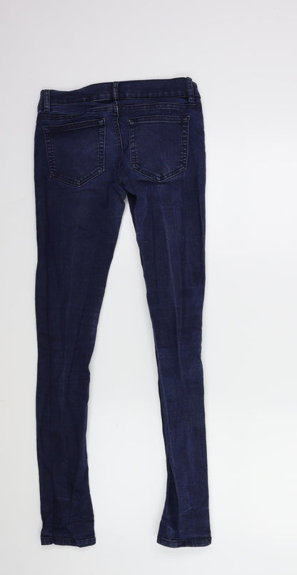 Womens UK Size M WOW Regular Fit Skinny Blue Jeans