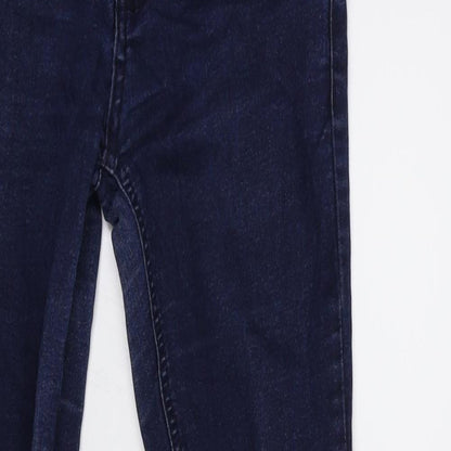 Womens UK Size M WOW Regular Fit Skinny Blue Jeans