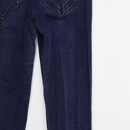 Womens UK Size M WOW Regular Fit Skinny Blue Jeans