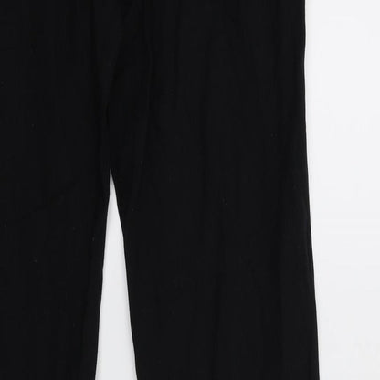 Ipekyol Womens Black   Trousers  Size 12 L32 in