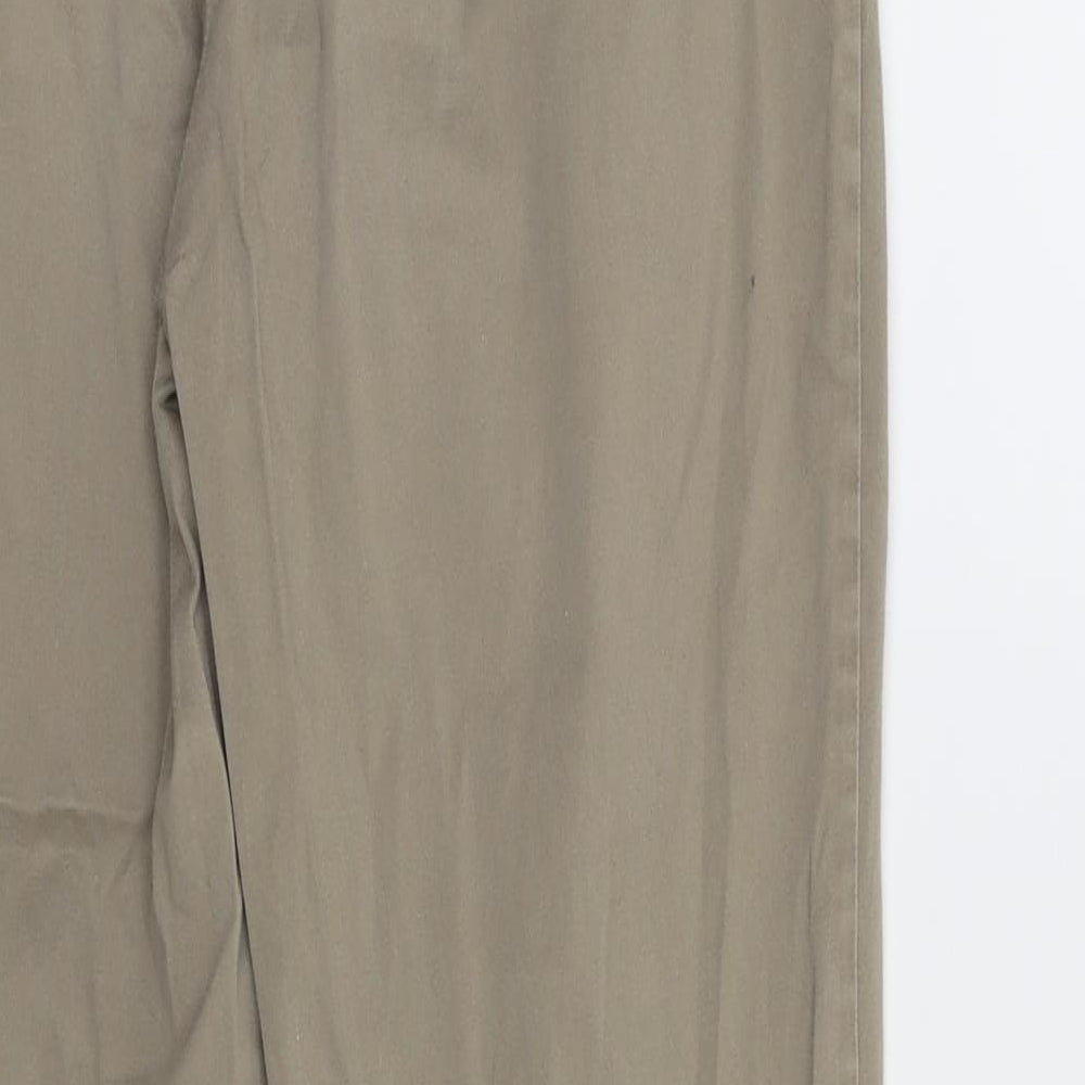 Womens UK Size 12 Etam Regular Fit Chino Beige Trousers