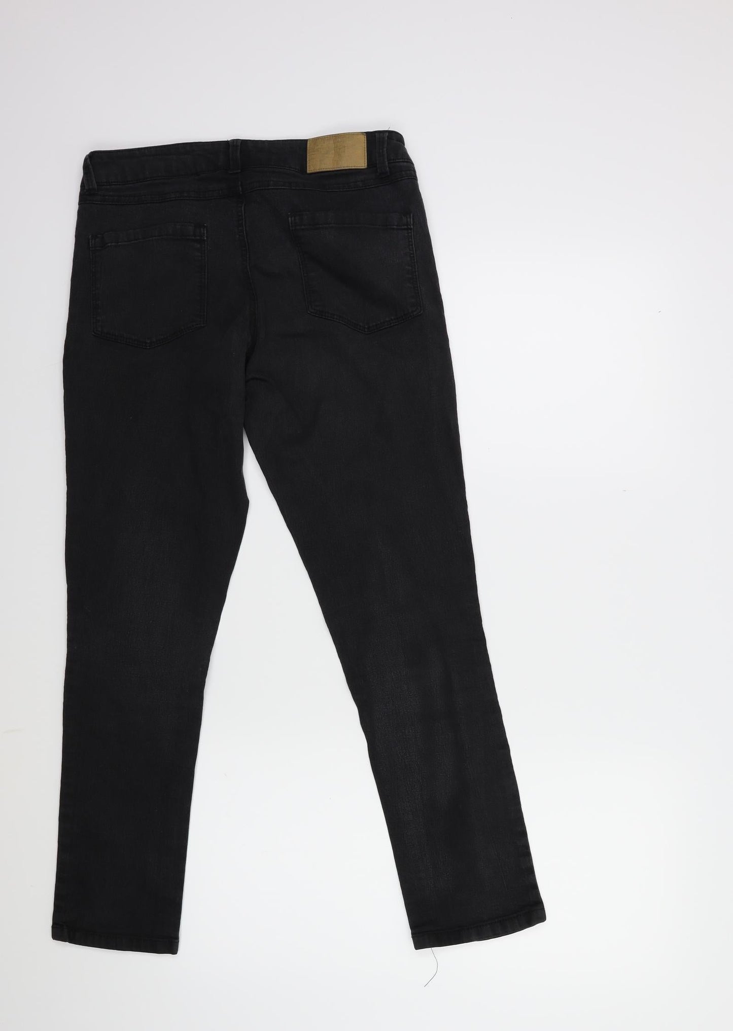 Dorothy Perkins Womens Black  Denim Skinny Jeans Size 10 L27 in