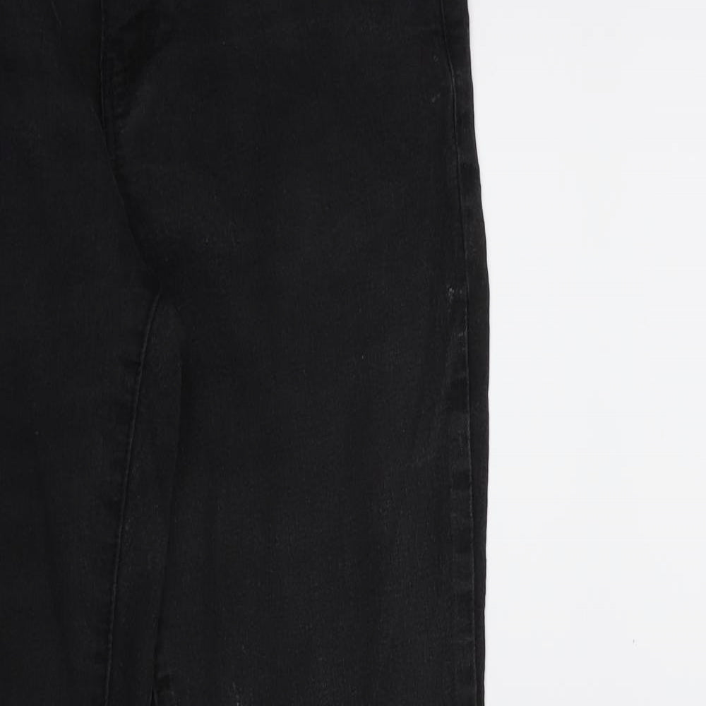 Dorothy Perkins Womens Black  Denim Skinny Jeans Size 10 L27 in