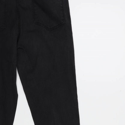 Dorothy Perkins Womens Black  Denim Skinny Jeans Size 10 L27 in
