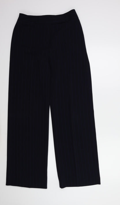 J.Taylor Womens Blue Striped  Trousers  Size 10 L30 in