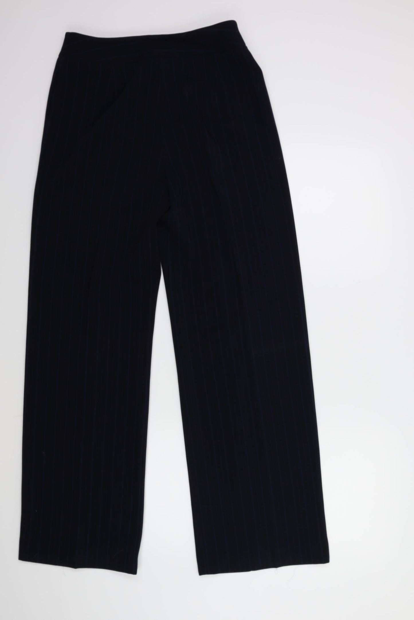 J.Taylor Womens Blue Striped  Trousers  Size 10 L30 in