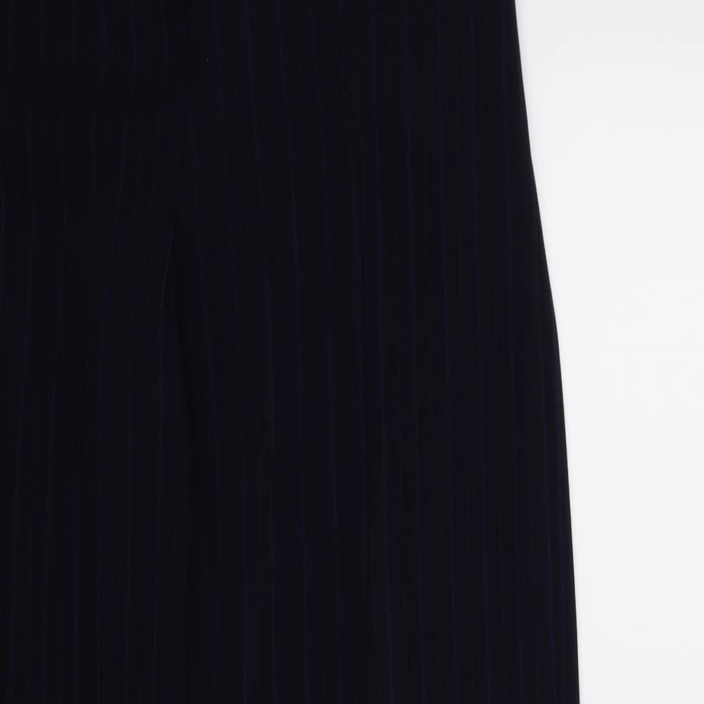 J.Taylor Womens Blue Striped  Trousers  Size 10 L30 in