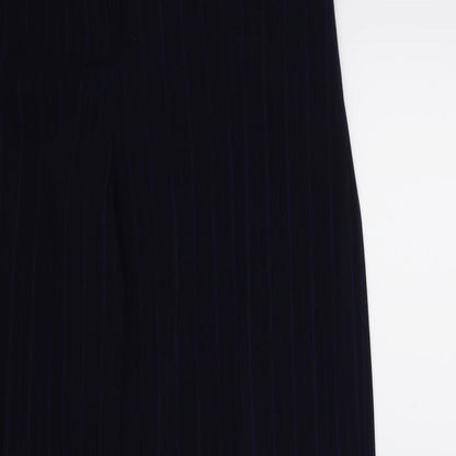 J.Taylor Womens Blue Striped  Trousers  Size 10 L30 in