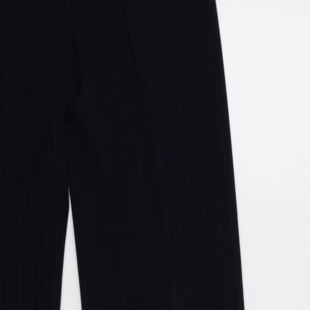 J.Taylor Womens Blue Striped  Trousers  Size 10 L30 in
