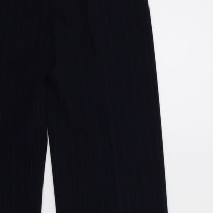 J.Taylor Womens Blue Striped  Trousers  Size 10 L30 in