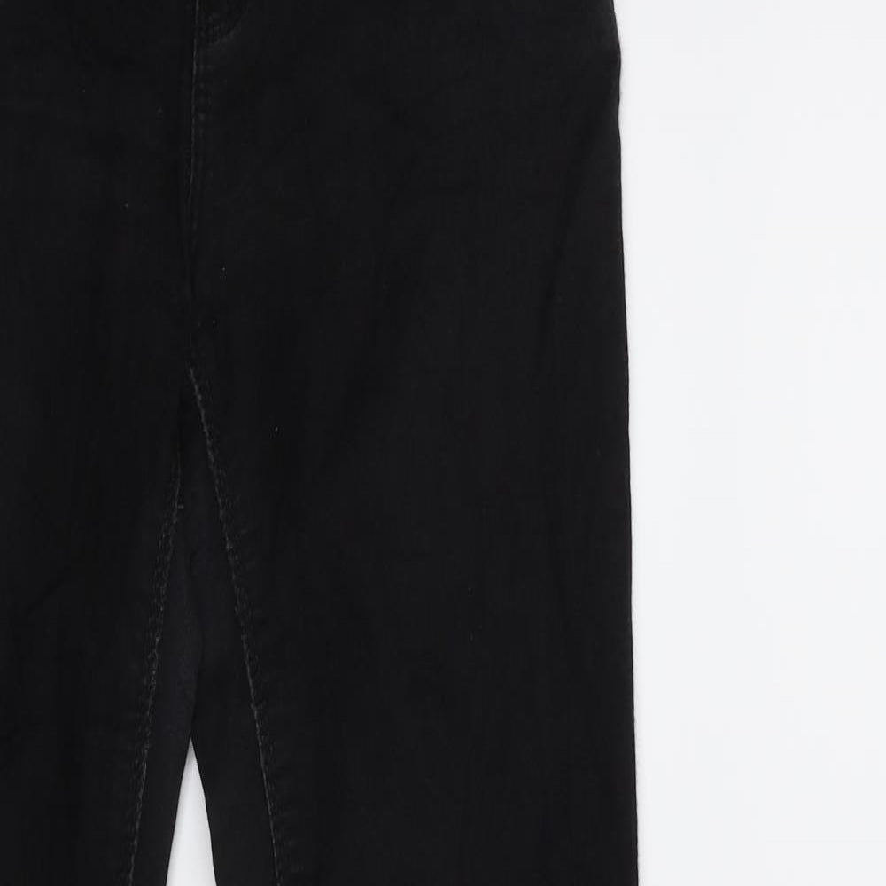 Never denim Womens Black  Denim Skinny Jeans Size S L30 in