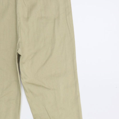 elogy Womens Beige   Trousers  Size 12 L25 in