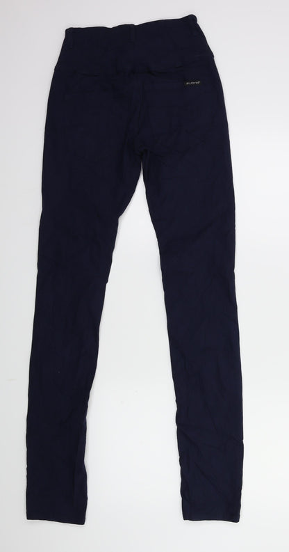 Womens UK Size 23 in Preworn Regular Fit Skinny Blue Jeans