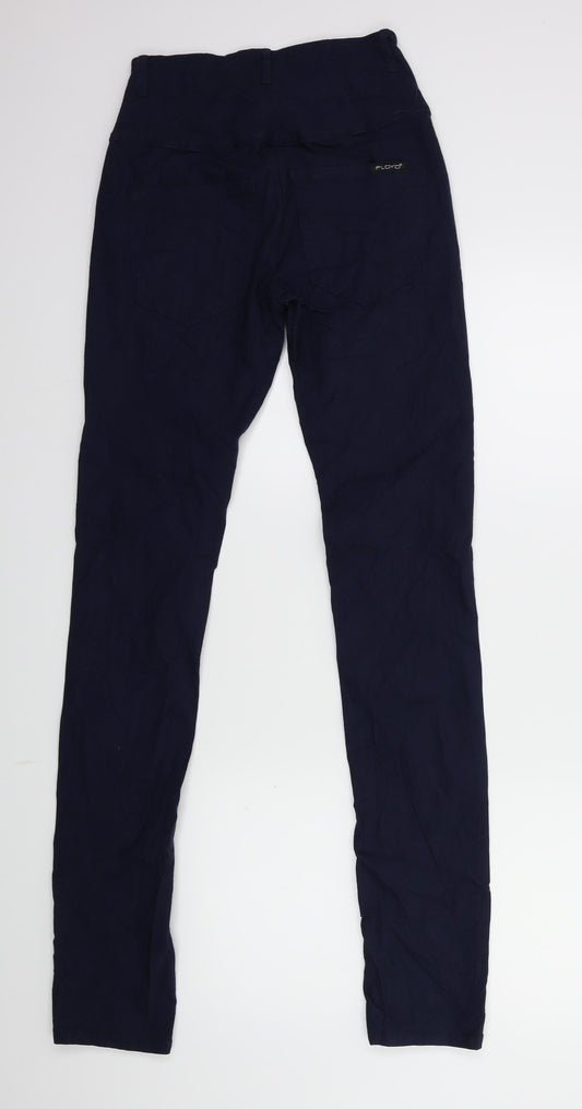 Womens UK Size 23 in Preworn Regular Fit Skinny Blue Jeans