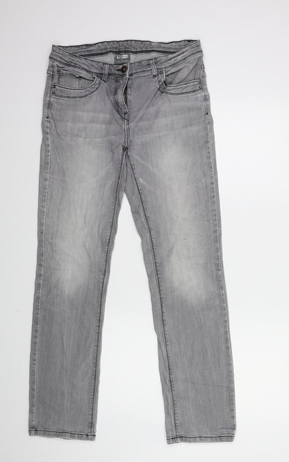 Womens UK Size 10 Up Fashion Regular Fit Skinny Grey Jeans