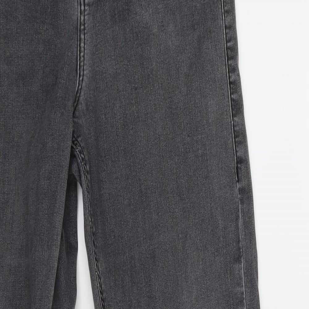 Topshop Womens Grey  Denim Skinny Jeans Size 28 in L32 in