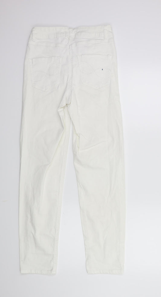 TU Womens White  Denim Skinny Jeans Size 8 L29 in