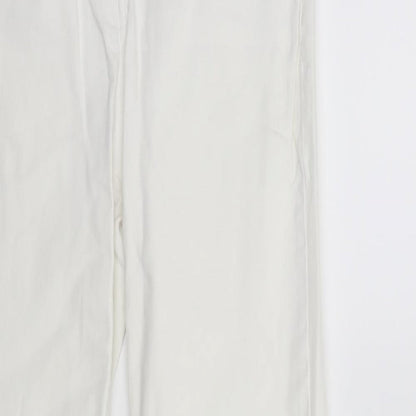 TU Womens White  Denim Skinny Jeans Size 8 L29 in