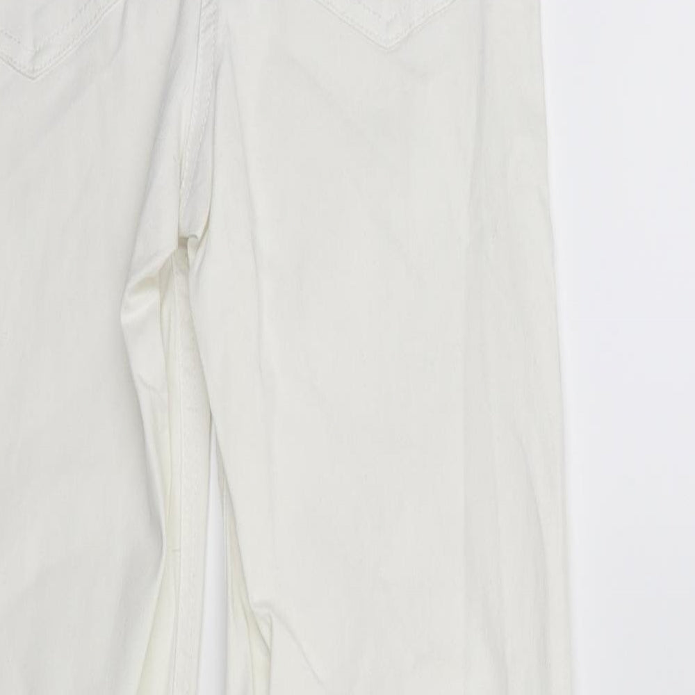 TU Womens White  Denim Skinny Jeans Size 8 L29 in