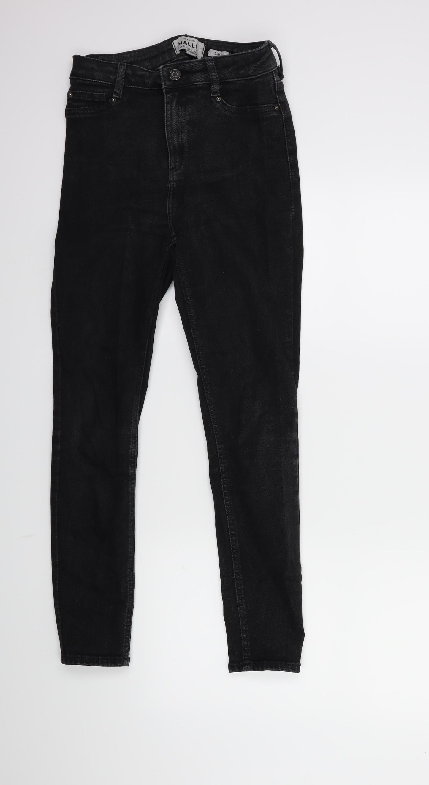 New Look Womens Black  Denim Skinny Jeans Size 8 L26 in