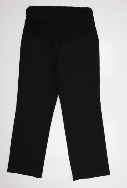Womens UK Size 40 in Preworn Regular Fit  Black Trousers