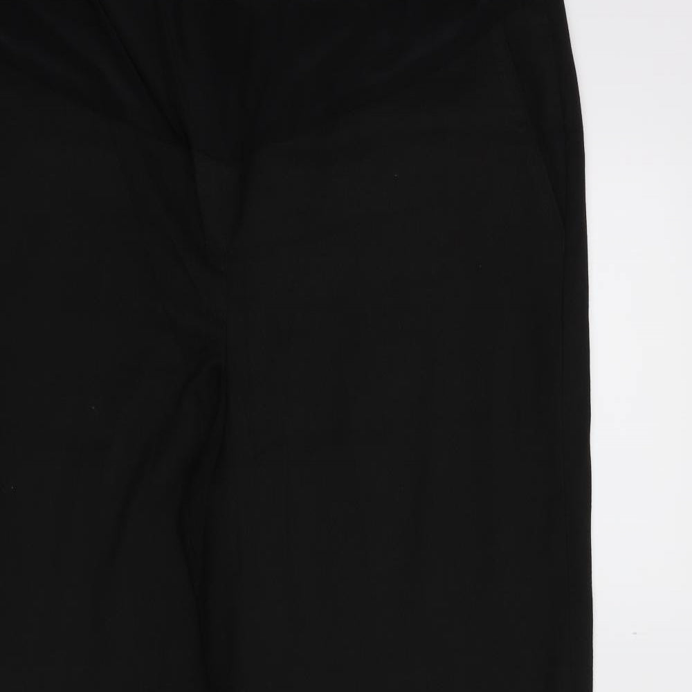 Womens UK Size 40 in Preworn Regular Fit  Black Trousers