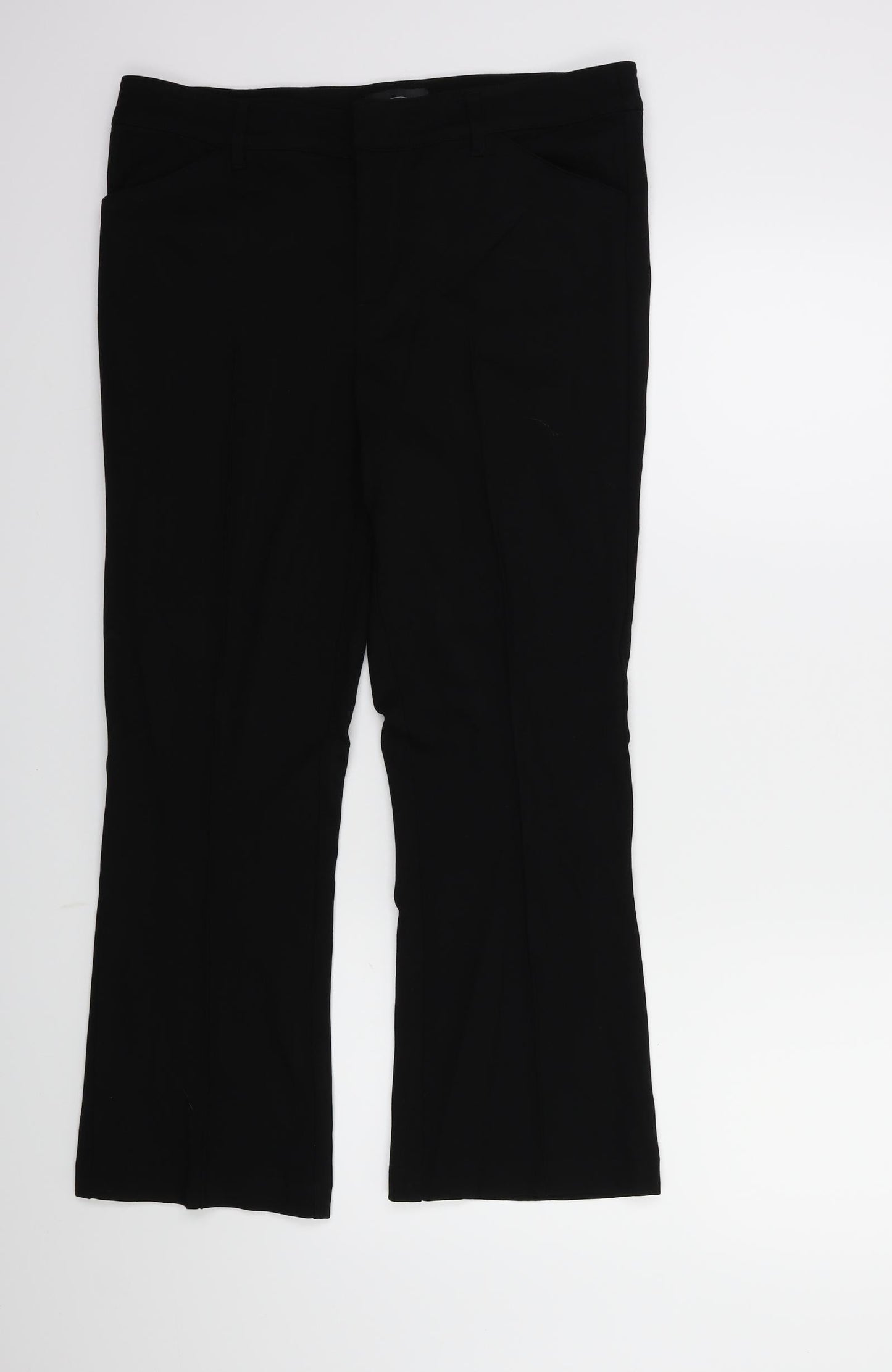 Laura Scott Womens Black   Trousers  Size 16 L26 in