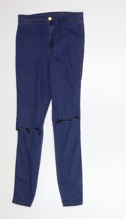 ASOS Womens Blue  Denim Skinny Jeans Size 28 in L32 in